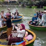 basket boat Hoi An experience in Cam Thanh coconut village