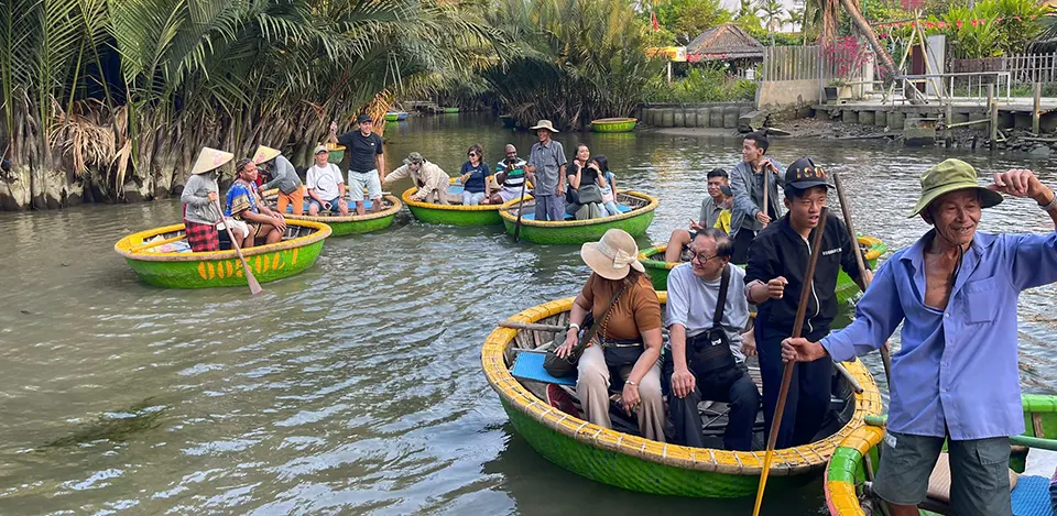 basket boat experience in hoi an in Hoi An Vietnam
