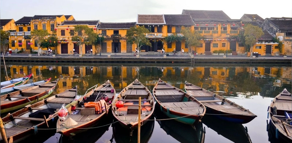 basket boat experience vietnam in Hoi An Vietnam