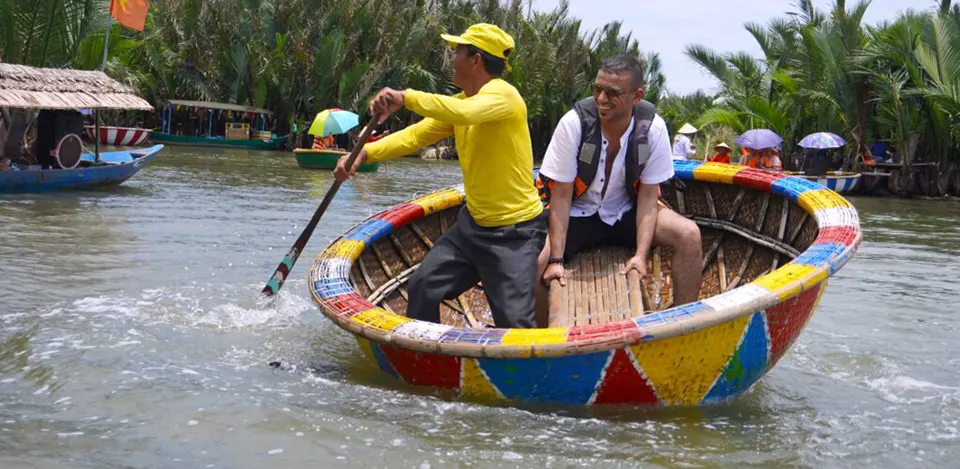 coconut forest boat route guide in Hoi An Vietnam