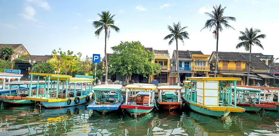 hoi an river dock guide where boats depart in Hoi An Vietnam