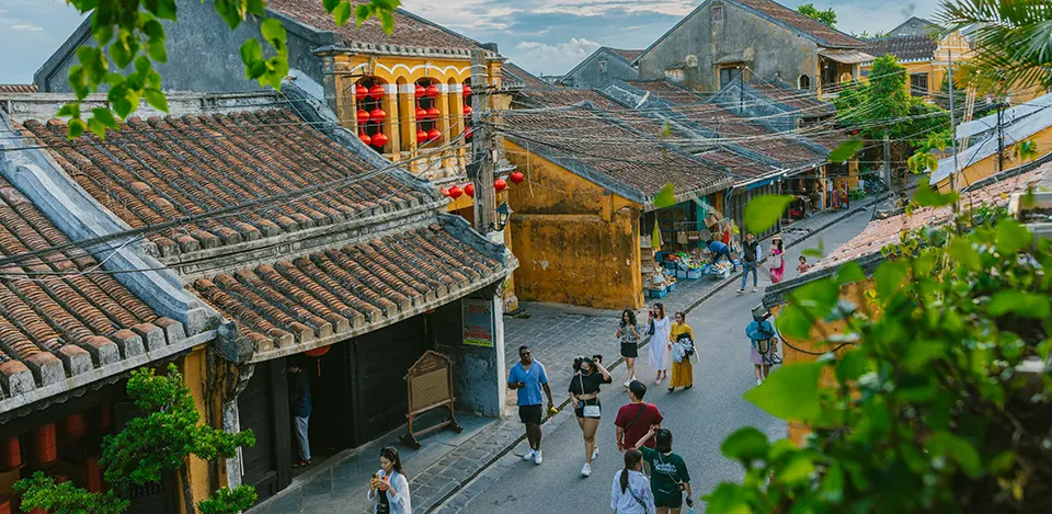 hoi an walking route in Hoi An Vietnam