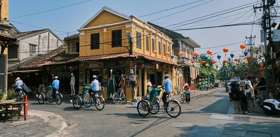 hoi an walking route in Hoi An Vietnam