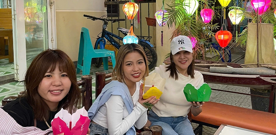 hoi an with kids in Hoi An Vietnam