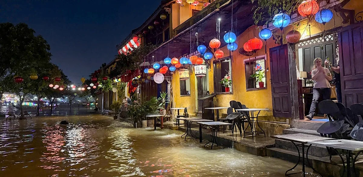 is hoi an flooded in Hoi An Vietnam