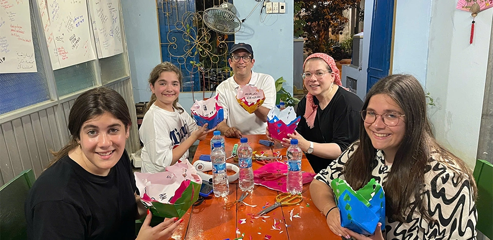 lantern making workshop hoi an in Hoi An Vietnam