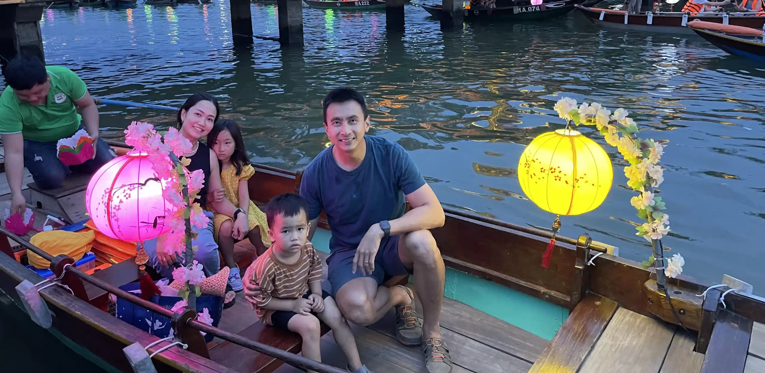 private lantern boat hoi an in Hoi An Vietnam